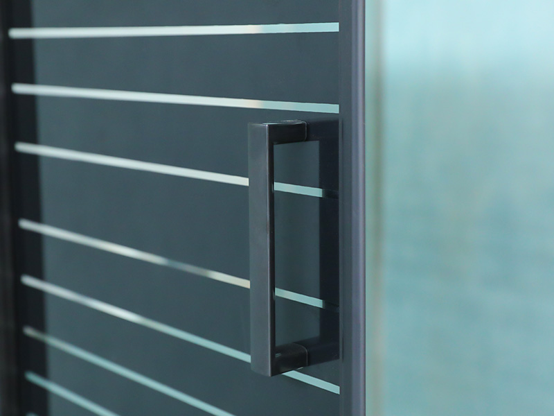 SQ fekete alumínium profil négyzet alakú csúszó zuhanykabin dupla furatú fogantyúval SQ fekete alumínium profil négyzet alakú csúszó zuhanykabin dupla furatú fogantyúval